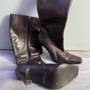 Brown Heeled Boots